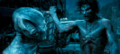 Michael affrontant Marcus