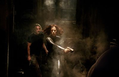 Michael s'échappant avec Sélène